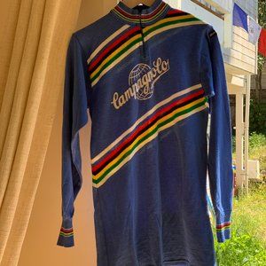 VINTAGE Campagnolo Wool Cycling Jersey X-long
